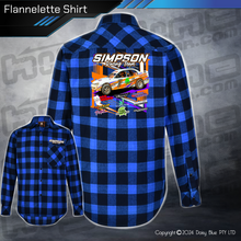 Load image into Gallery viewer, Flannelette Shirt - Simpson Racing Team