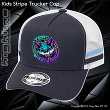 Load image into Gallery viewer, KIDS Stripe Trucker - Zero Fox 2