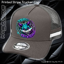 Load image into Gallery viewer, STRIPE Trucker Cap - Zero Fox 2