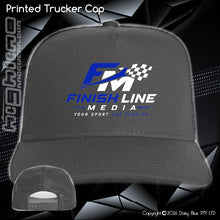 Load image into Gallery viewer, Printed Trucker Cap - Finish Line media