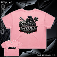 Load image into Gallery viewer, Ladies Crop Tee - Stuies