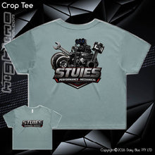 Load image into Gallery viewer, Ladies Crop Tee - Stuies