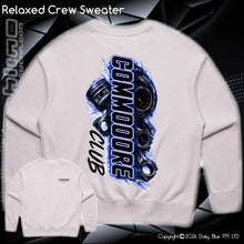 Load image into Gallery viewer, Relaxed Crew Sweater - CC Neon Blue