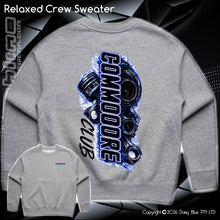 Load image into Gallery viewer, Relaxed Crew Sweater - CC Neon Blue