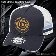 Load image into Gallery viewer, KIDS Stripe Trucker - Whittlesea CFA