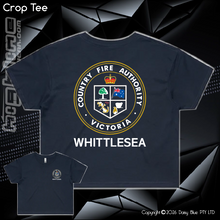 Load image into Gallery viewer, Ladies Crop Tee - Whittlesea CFA