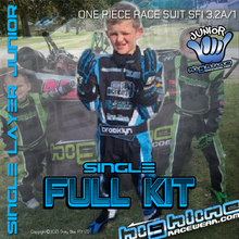 Load image into Gallery viewer, JUNIOR FULL KIT Custom Race Suit - Single Layer - SFI 3.2a/1