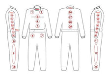 Load image into Gallery viewer, JUNIOR FULL KIT Custom Race Suit - Single Layer - SFI 3.2a/1