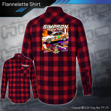 Load image into Gallery viewer, Flannelette Shirt - Simpson Racing Team
