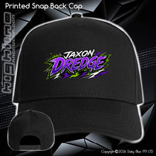 Load image into Gallery viewer, Printed Snap Back CAP - Jaxon Dredge
