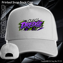 Load image into Gallery viewer, Printed Snap Back CAP - Jaxon Dredge
