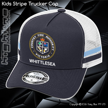 Load image into Gallery viewer, STRIPE Trucker Cap - Whittlesea CFA
