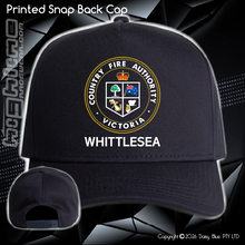 Load image into Gallery viewer, Printed Snap Back CAP - Whittlesea CFA
